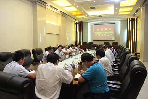 陜煤技術(shù)研究院黨政領(lǐng)導到建設(shè)集團走訪座談