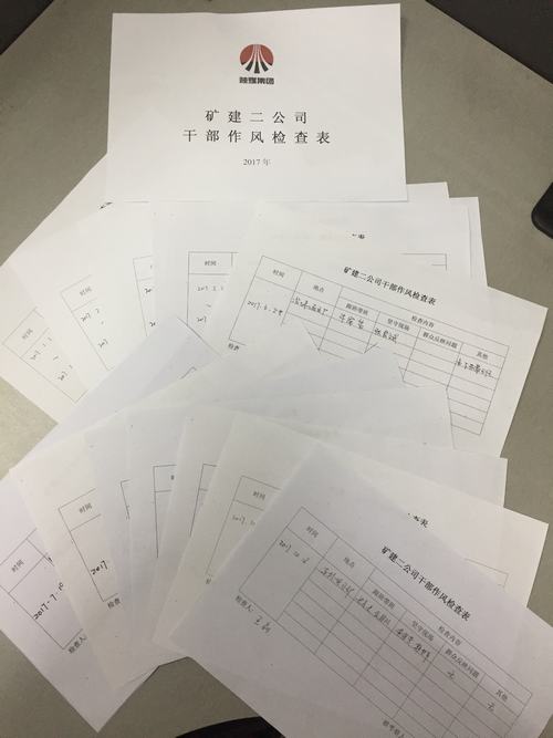 礦建二公司轉(zhuǎn)作風初顯成效