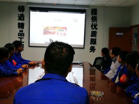 天工公司土建十五部縱深消防安全知識(shí)培訓(xùn)