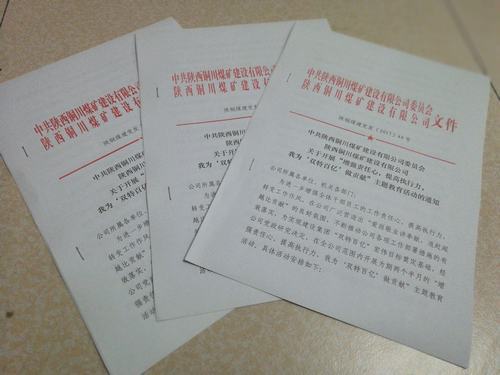 銅煤公司組織開展“增強責(zé)任心，提高執(zhí)行力，我為‘雙特百億’做貢獻(xiàn)”主題教育活動