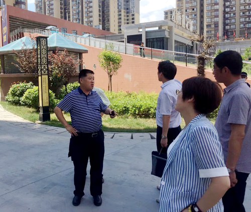 王寧一行深入陜煤建設(shè)公司江南世紀城項目檢查指導(dǎo)工作