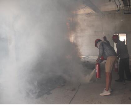 陜煤建設園林公司：未雨綢繆 防患未“燃”開展應急演練活動