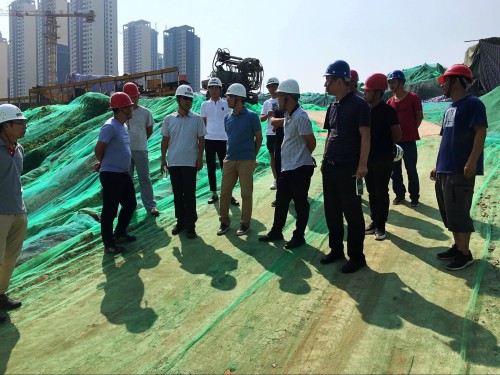 陜煤建設(shè)澄合分公司第十一項(xiàng)目部中科遙感項(xiàng)目3#、基槽順利通過(guò)驗(yàn)收