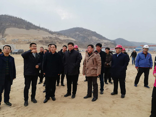 陜西省國資委、陜煤集團(tuán)領(lǐng)導(dǎo)蒞臨天工公司項(xiàng)目檢查工作