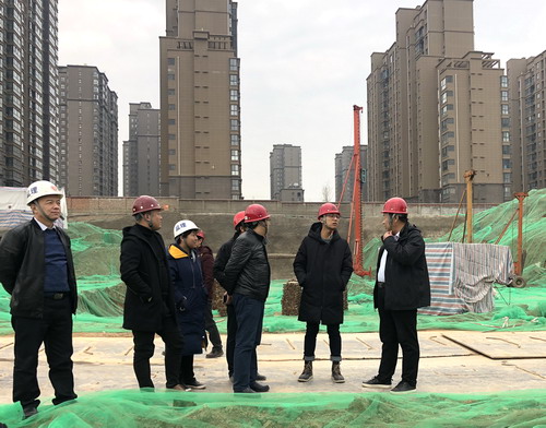 陜煤建設(shè)銅川公司藍(lán)山水岸北區(qū)5#樓通過(guò)樁基驗(yàn)收