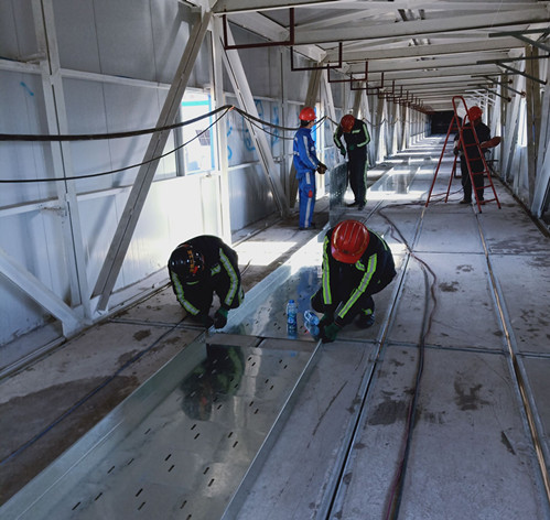 陜煤建設(shè)機(jī)電安裝公司沙梁工地施工進(jìn)入大干階段