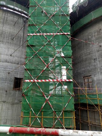 陜煤建設天工公司土建九部：修舊利廢有妙招  架體穩(wěn)定拉的牢