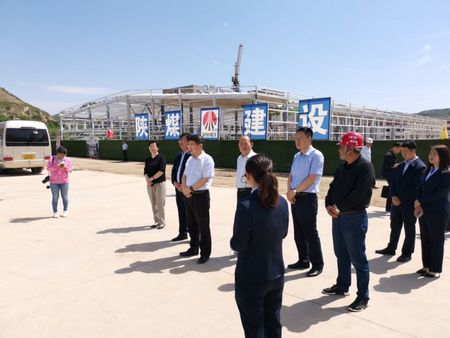榆林市委常委、組織部部長(zhǎng)張啟東一行蒞臨陜煤建設(shè)天工公司承建的清澗紅棗深加工項(xiàng)目調(diào)研指導(dǎo)工作
