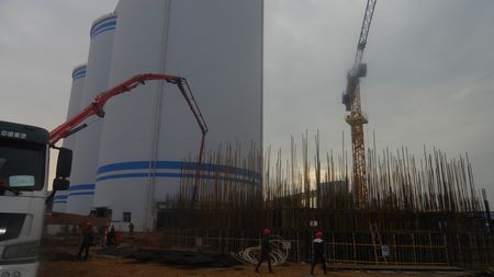 陜煤建設(shè)天工公司榆林曹家灘礦井原煤倉擴建工程順利開工