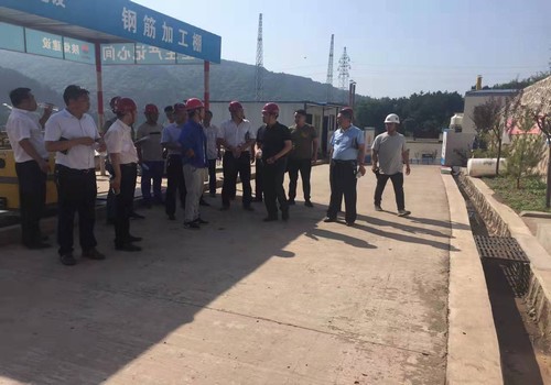 雙龍煤礦領(lǐng)導蒞臨寶雞公司黃陵項目部調(diào)研