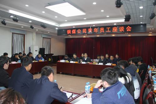陜煤建設銅煤公司組織召開青年員工成長成才座談會