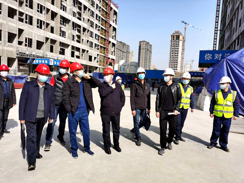 陜煤集團(tuán)基本建設(shè)管理部檢查指導(dǎo)藍(lán)山水岸項(xiàng)目防疫及復(fù)工復(fù)產(chǎn)工作