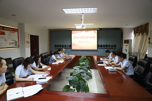 陜煤建設(shè)洗選煤運(yùn)營(yíng)公司召開(kāi)《經(jīng)營(yíng)能力是建筑國(guó)企的關(guān)鍵》專題研討會(huì)
