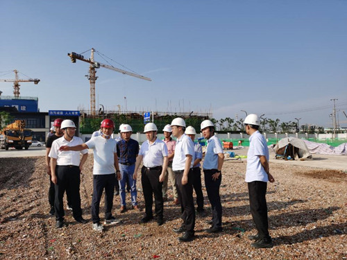 空港新城黨委委員、管委會副主任劉功毅蒞臨空港PPP項目檢查指導工作