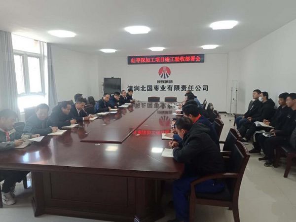 清澗北國棗業(yè)有限責任公司總經(jīng)理李兵深入陜煤建設天工公司承建的清澗北國棗業(yè)紅棗深加工項目檢查督導