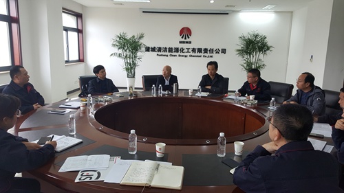 蒲化副總經(jīng)理任大偉一行蒞臨清源小區(qū)檢查指導工作