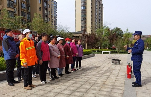 陜煤建設(shè)公司：秦和物業(yè)江南世紀城管理處以消防演練提高全員安全防御能力