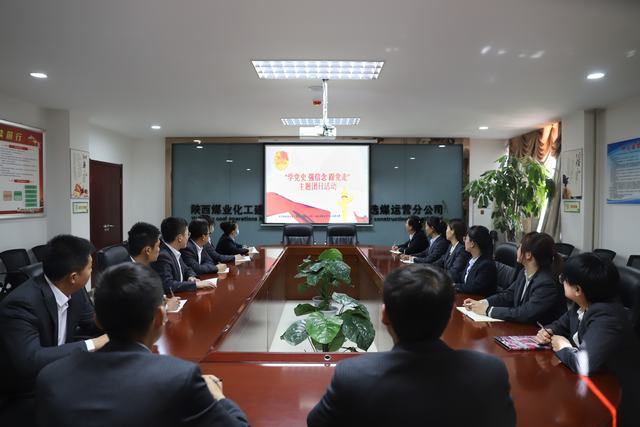 陜煤建設洗選煤運營公司開展“學黨史、強信念、跟黨走”主題團日活動