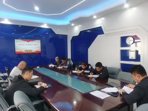 陜煤建設(shè)洗選煤運(yùn)營(yíng)公司紅柳林洗煤廠項(xiàng)目部：開展“學(xué)黨史 抗疫情 講廉潔”主題黨日