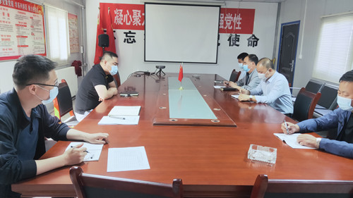 陜煤建設(shè)機電安裝公司陜北黨支部開展“紅色誦讀”主題黨日活動