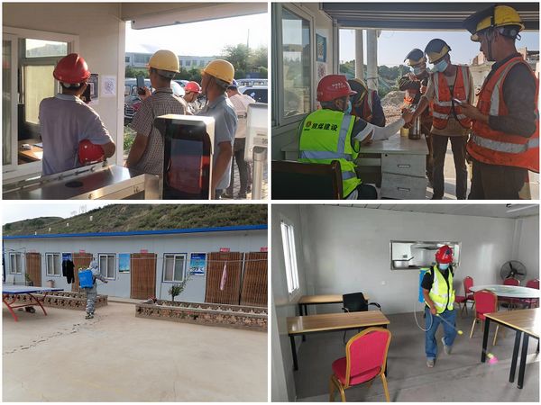 陜煤建設天工公司施工前沿疫情防控常態(tài)化