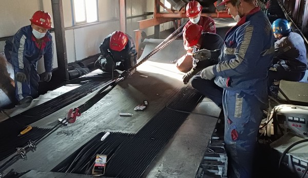 陜煤建設(shè)洗選煤運(yùn)營(yíng)公司紅柳林洗煤廠項(xiàng)目部：開年節(jié)日不停工，齊心檢修保運(yùn)行