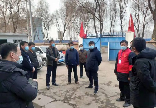 彬州市委常委、統(tǒng)戰(zhàn)部部長郭嘉楠一行蒞臨陜煤建設(shè)路橋分公司彬長項目部檢查指導(dǎo)疫情防控工作