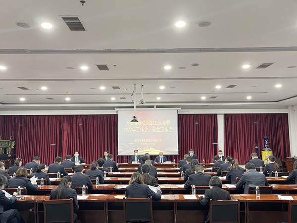 建設(shè)集團大秦置業(yè)公司召開職工大會暨2022年工作會、安全會
