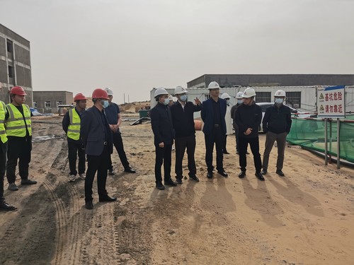 陜西省發(fā)改委督導(dǎo)檢查組蒞臨陜煤建設(shè)路橋分公司榆陽煤炭物流園區(qū)項(xiàng)目調(diào)研