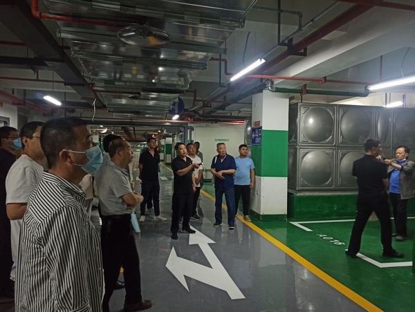 陜煤建設天工公司清源小區(qū)項目迎蒲城縣人防辦觀摩交流團