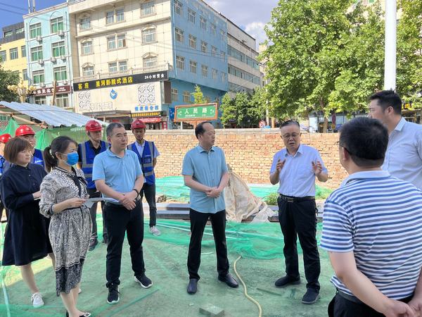 蒲城縣人大常委會(huì)副主任一行深入蒲城縣槐院里歷史文化街區(qū)項(xiàng)目進(jìn)行視察