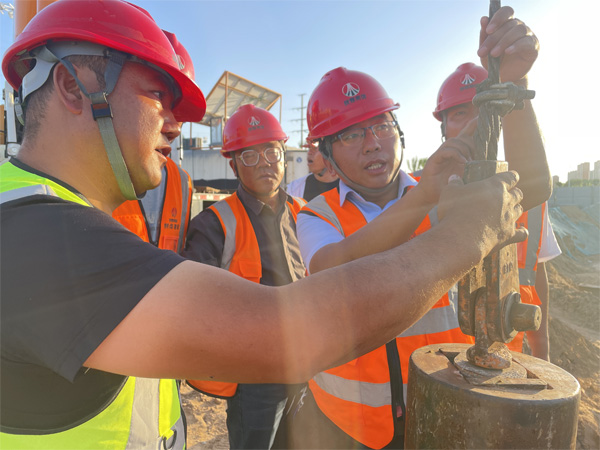 科創(chuàng)新城同慧運動公園項目經(jīng)理部“三強(qiáng)化”扎實推進(jìn)安全生產(chǎn)大檢查