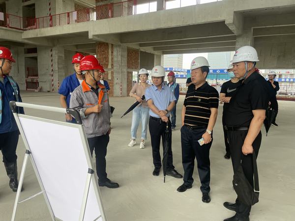 陜西秦銘鑫地置業(yè)有限公司蒞臨渭南分公司北斗星基項(xiàng)目考察項(xiàng)目進(jìn)展情況
