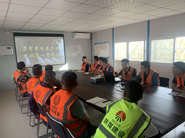 陜煤建設(shè)漢中分公司四川龐源項目部嚴(yán)把安全關(guān)為施工保駕護航