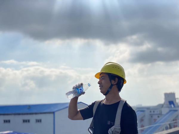 陜煤建設(shè)韓城分公司土建五項目部：不畏驕陽 全力沖刺 項目建設(shè)“火熱”進行中