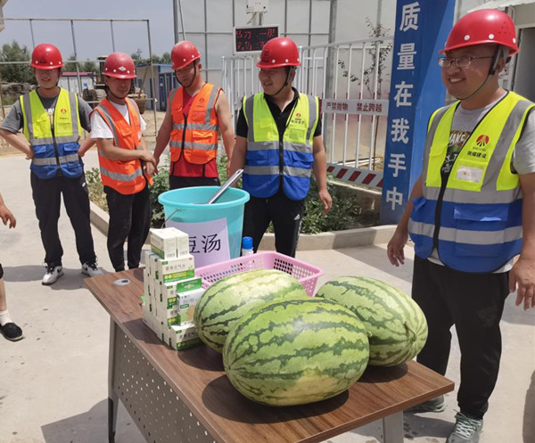 陜煤建設(shè)咸陽分公司第九項目部:不服“暑”，戰(zhàn)高溫