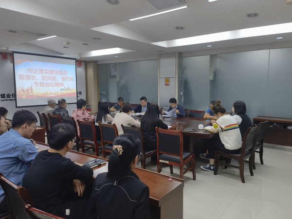 陜煤建設(shè)各單位傳達落實建設(shè)集團穩(wěn)增長、防風險、強作風工作部署會議精神