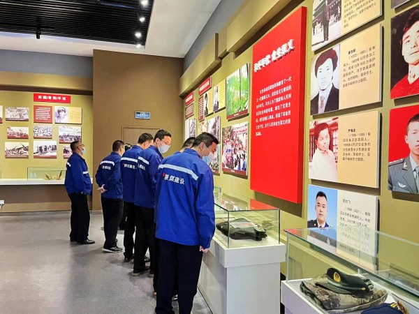 陜煤建設(shè)澄合分公司第十二項目部開展“喜迎二十大 建功新時代”紅色教育活動