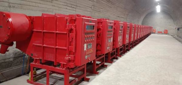 陜煤建設韓城分公司施工的王峰礦井下主排水泵房1#主排水泵試運轉取得圓滿成功