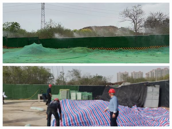 陜煤建設(shè)韓城分公司土一項目部問診“揚(yáng)塵治理” 現(xiàn)場“把脈開方”