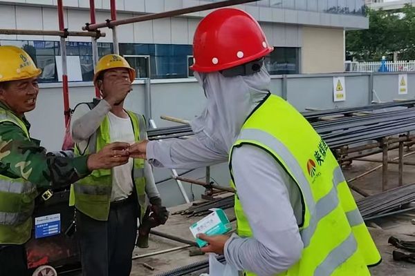 陜煤建設天工公司土建七部：戰(zhàn)高溫不服“暑”，保進度獻“涼”策