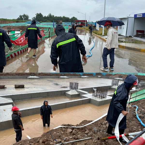 陜煤建設天工公司聞“汛”而動，筑牢工程建設“安全堤壩”