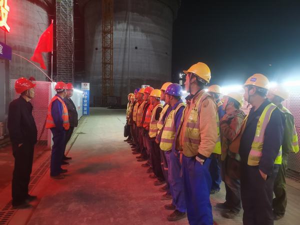 陜煤建設(shè)天工公司彬長660MWCFB示范電廠工程項目部：凝心聚力拼百日，齊抓共管保安全