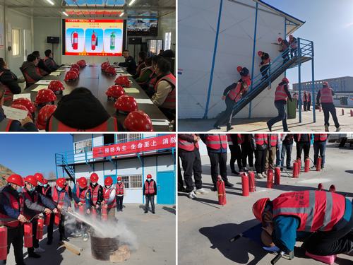 陜煤建設(shè)直屬第七項目部成功開展消防知識培訓(xùn)及演練活動