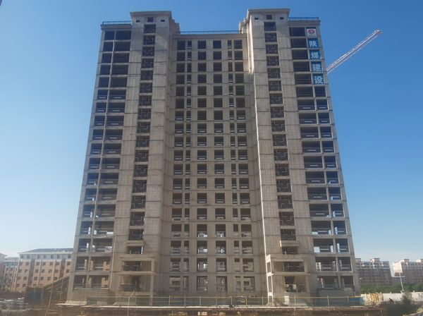 陜煤建設(shè)天工公司中潤府（一期）項目4個單體工程順利通過主體驗收