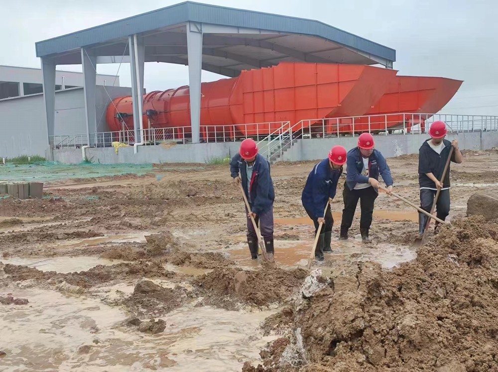 陜煤建設(shè)天工公司土建九部：防洪搶險顯擔(dān)當，共筑安全新防線