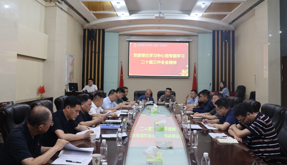 陜煤建設(shè)黨委理論學(xué)習(xí)中心組專(zhuān)題學(xué)習(xí) 黨的二十屆三中全會(huì)精神