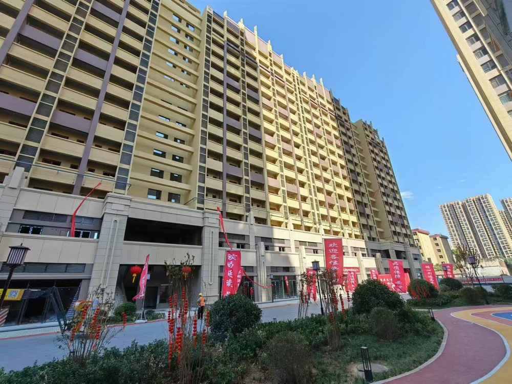 陜煤建設(shè)銅煤公司十五項目部韓南韓北城中村改造項目交房順利進行中