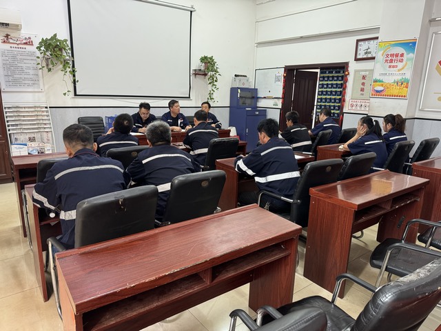 陜煤建設(shè)洗選煤運營公司澄合山陽運營項目部：節(jié)前亮劍行動，安全防線再加固