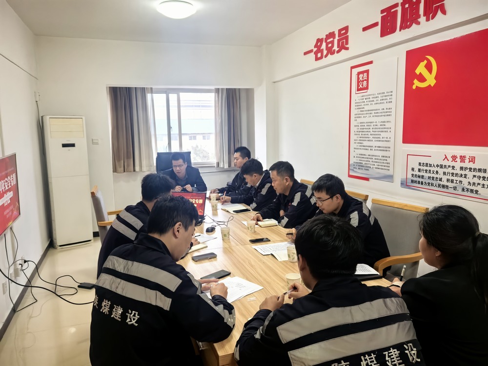 陜煤建設(shè)洗選煤運(yùn)營公司神渭蒲城運(yùn)營項(xiàng)目部： “主題黨日+”激發(fā)黨員活力，筑牢“百日安全”防線